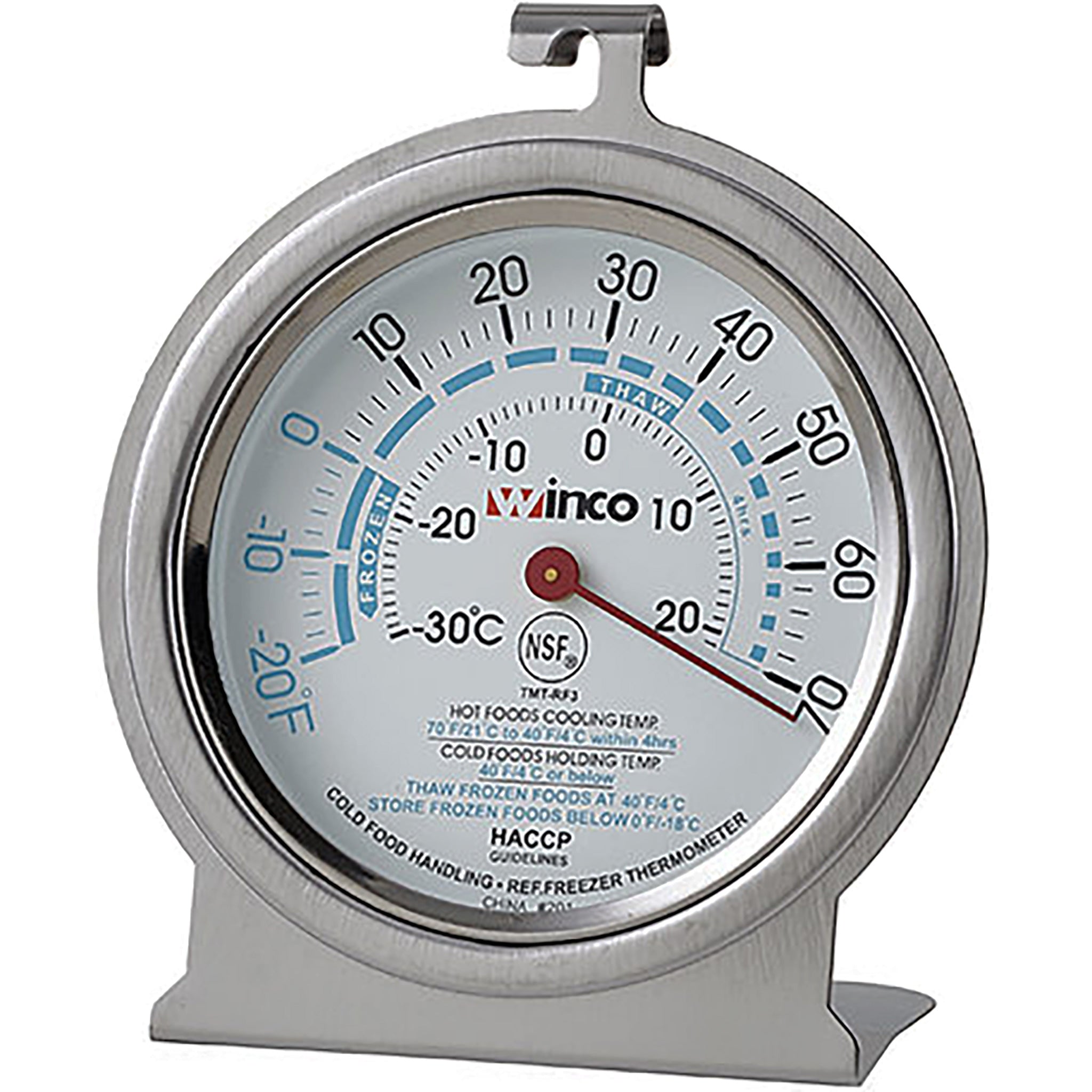 Winco Refrigerator/Freezer Thermometer - Various Sizes-Phoenix Food Equipment
