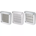 Winco replacement blades for FFC-Series French fry cutter, three square blade frames with different grid sizes