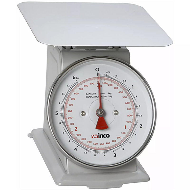 Winco SCAL-66 Portioning/Receiving Scale - 6 Lbs Capacity-Phoenix Food Equipment