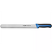 Winco Sof-Tek 12 inch slicer knife with a straight-edge stainless steel blade and blue and black soft grip handle