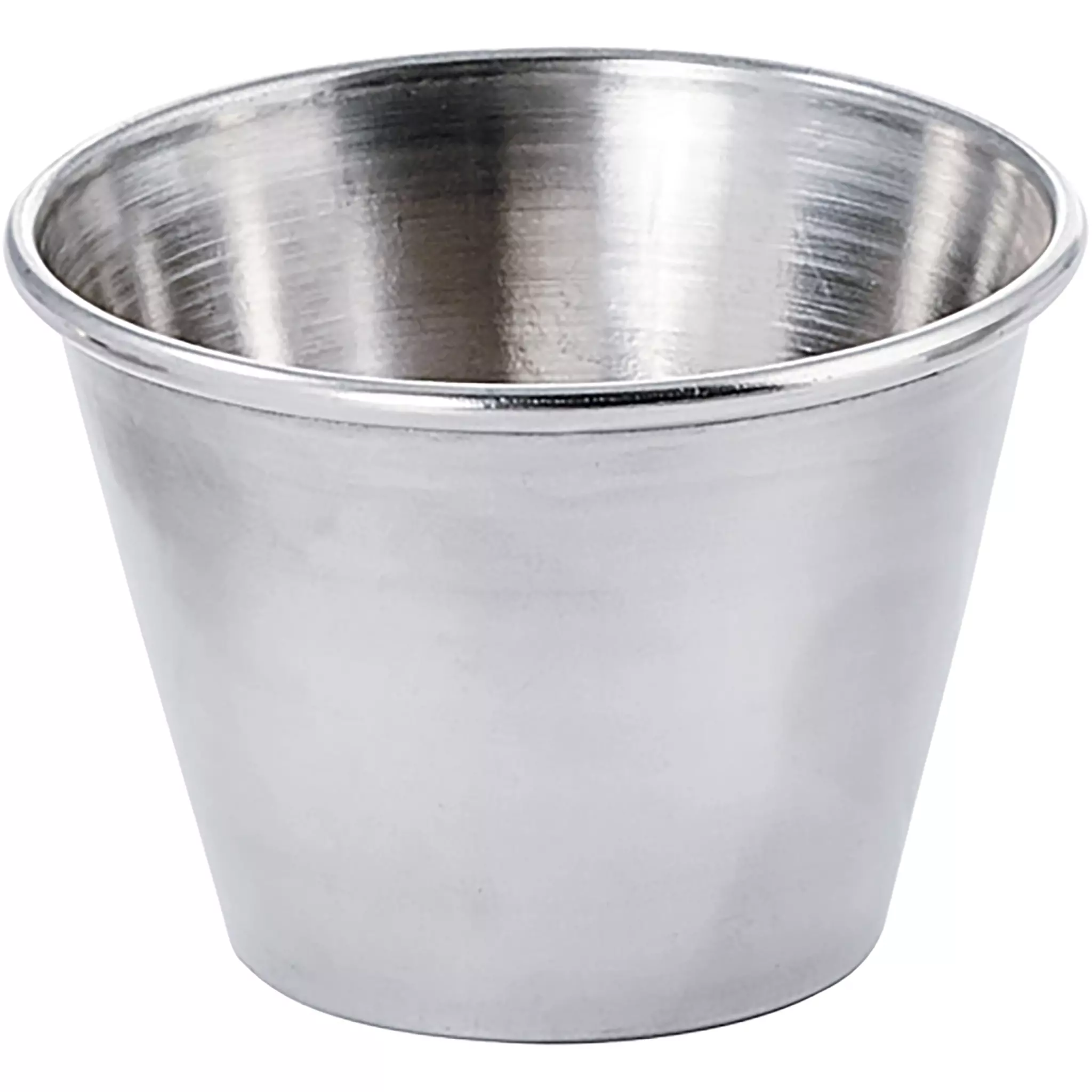 Winco Stainless Steel Condiment Cup (Pack of 12) - Various Sizes-Phoenix Food Equipment