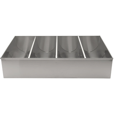 Winco Stainless Steel Cutlery Bin-Phoenix Food Equipment