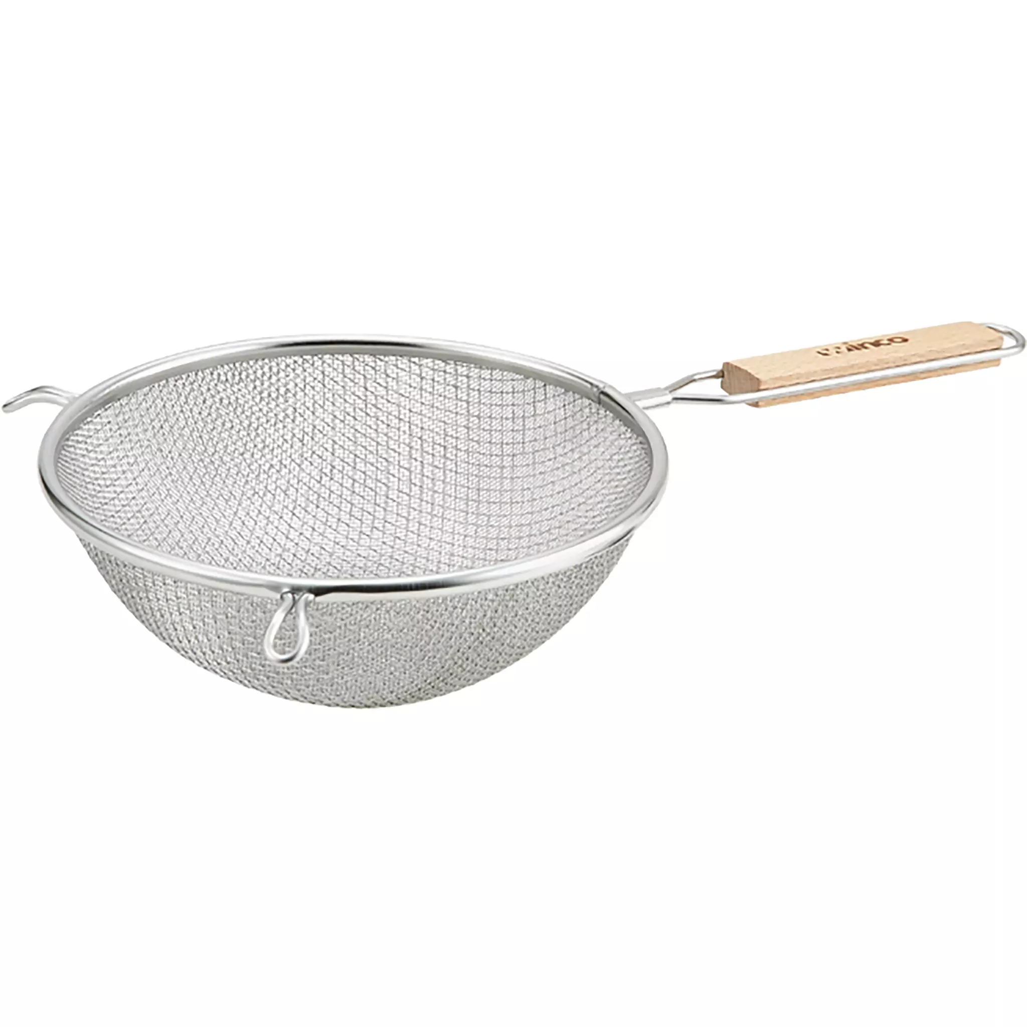Winco Stainless Steel Fine Mesh Strainer - Various Sizes-Phoenix Food Equipment