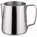 Winco stainless steel frothing pitcher for steaming milk, second size option with spout and loop handle