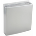 Winco stainless steel knife rack with 7 slots, wall-mount box style shown from the front angle