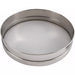 Winco stainless steel sieve, round flour sifter with a fine mesh screen and a polished stainless steel rim