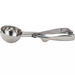 Winco stainless steel squeeze disher portioner with spring-loaded handle, sixth size option