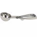 Winco stainless steel squeeze disher portioner with spring-loaded handle, seventh size option