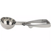 Winco stainless steel squeeze disher portioner with spring-loaded handle, largest bowl size option