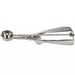 Winco stainless steel squeeze disher portioner with spring-loaded handle, smallest size option